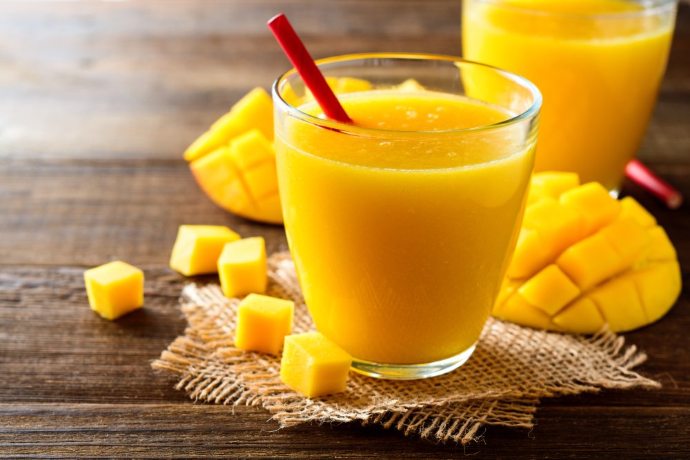 mango juice for skin lightening