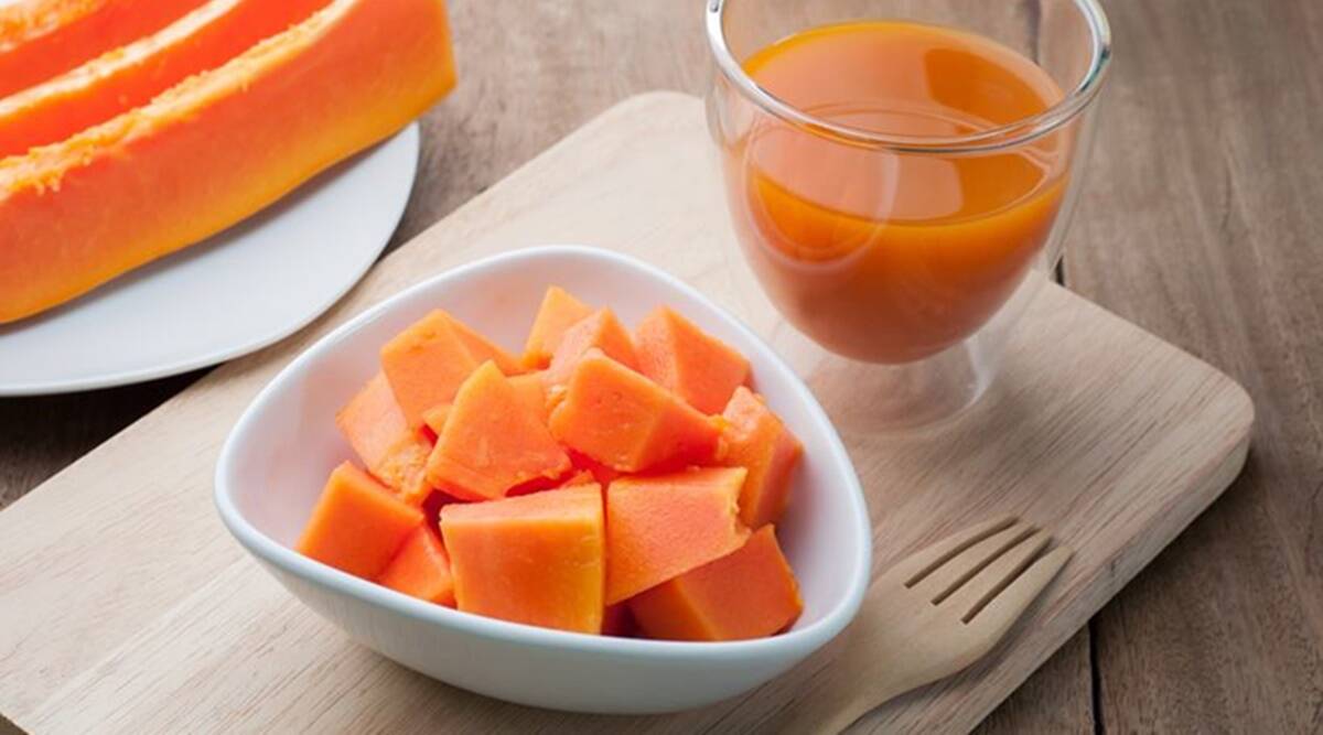 papaya juice for skin lightening