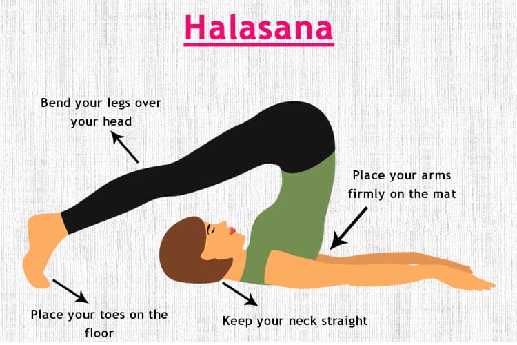 Halasana or Plough Pose