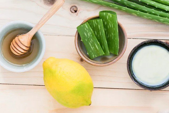 aloe vera face scrub