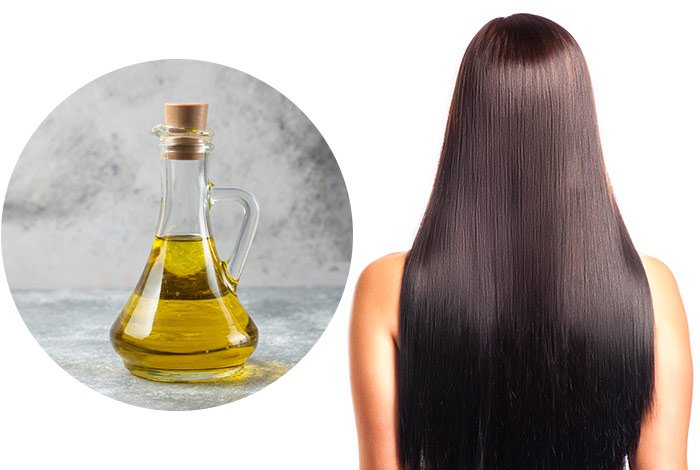 vegetable oil in hair