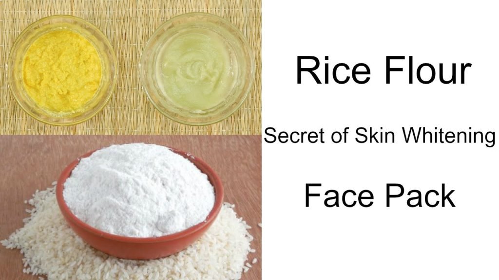 Rice Flour For Skin Whitening Face Masks