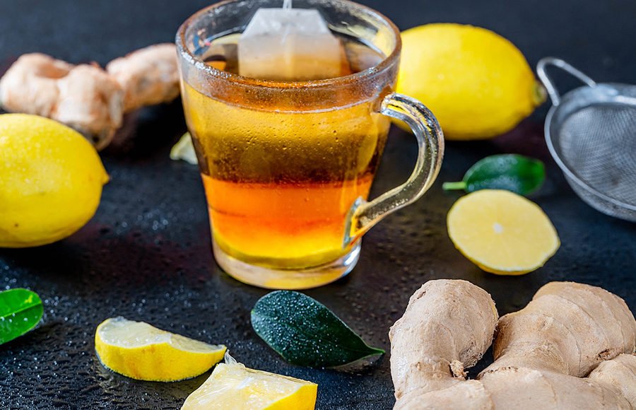 ginger tea for acne