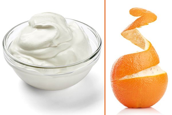 orange peel powder yoghurt 